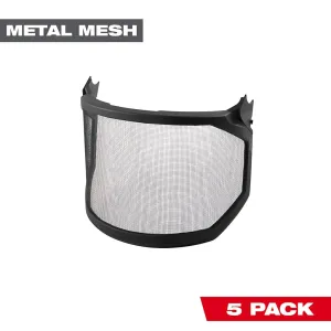 5pk Mesh Shield Replacement (Helmet & Hard Hat Mount)