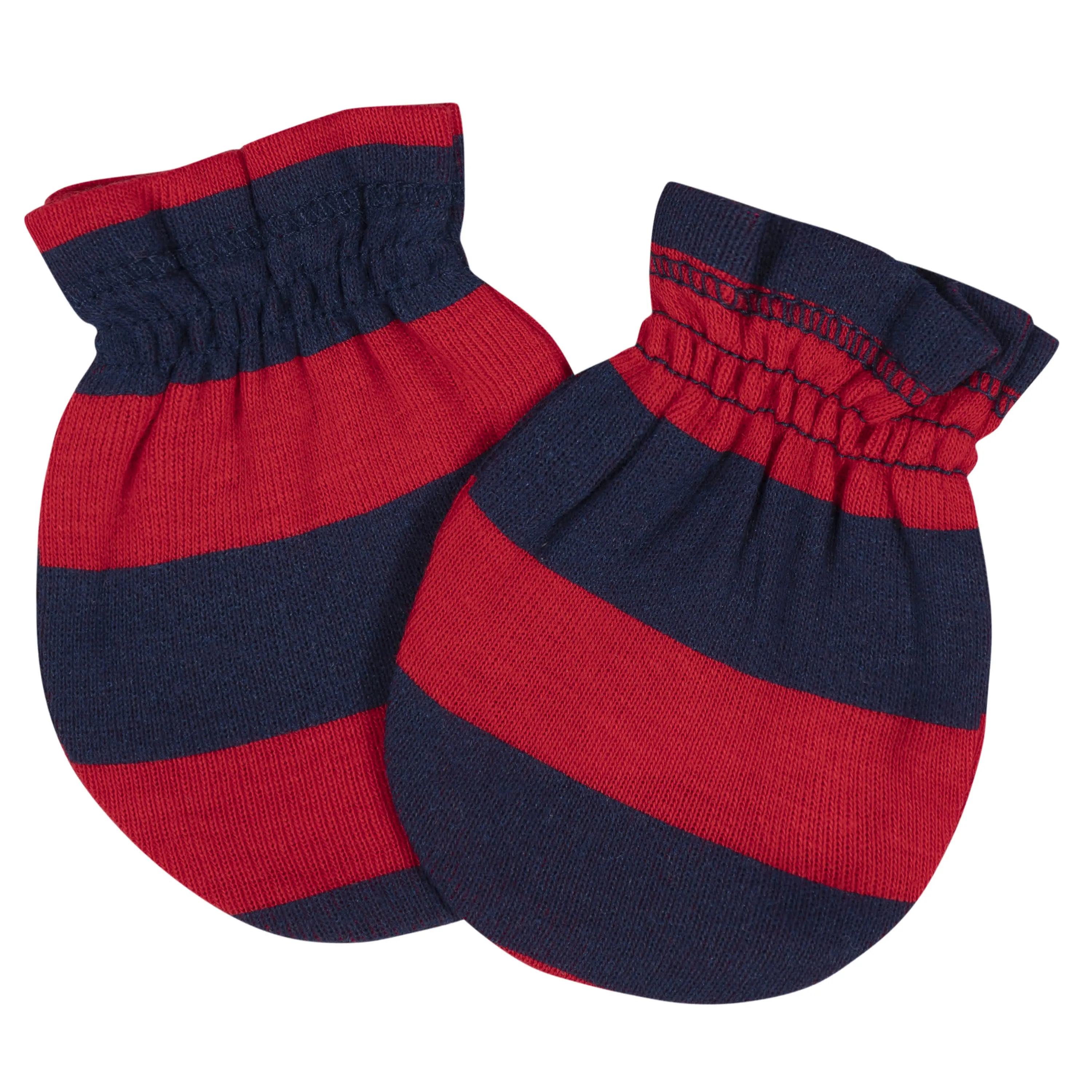 8-Piece Baby Boys All Star No Scratch Mittens & Caps Set