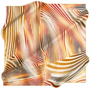 Aker Luxury Striped Silk Wrap Kinrara No. 61