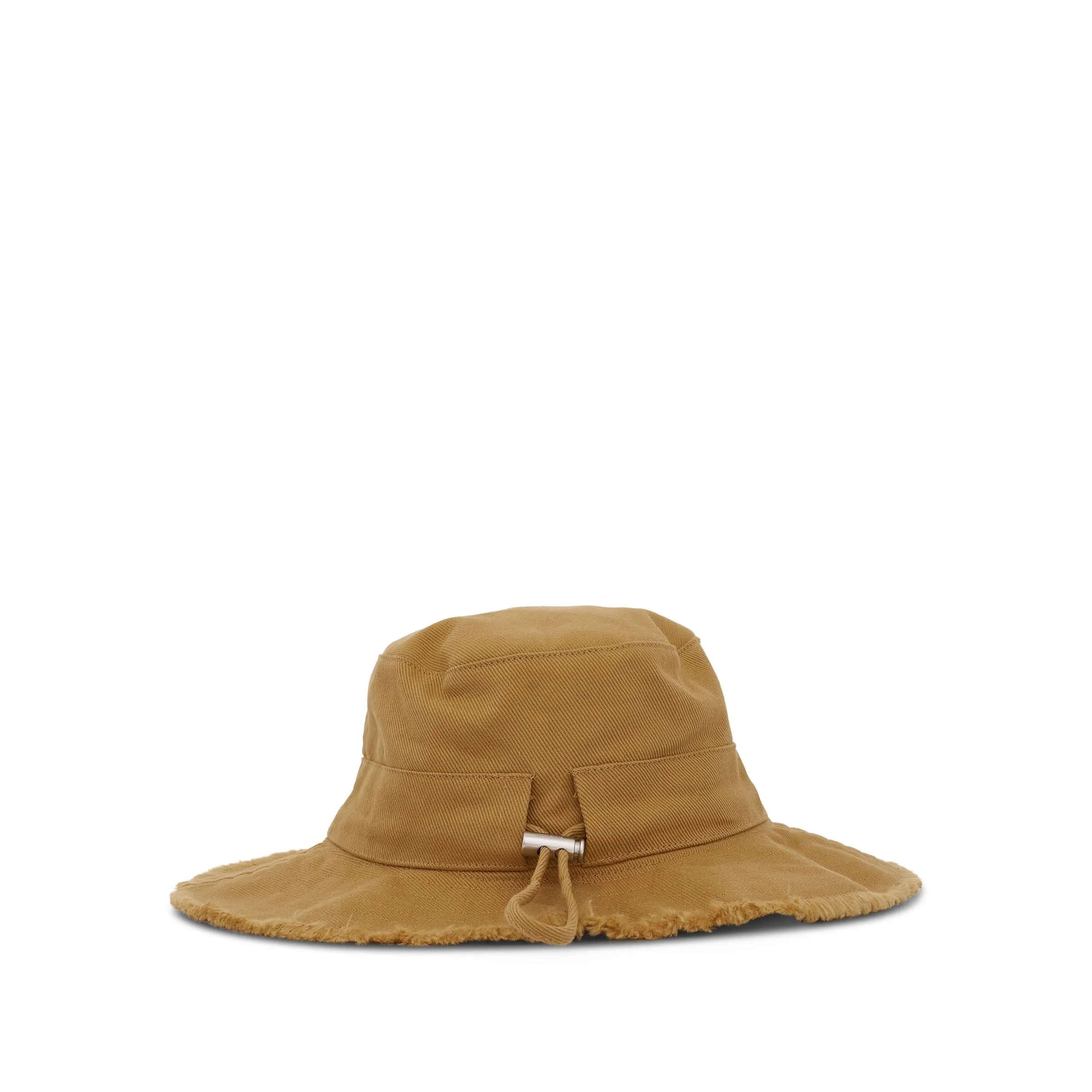 Artichaut Frayed Expedition Hat in Beige