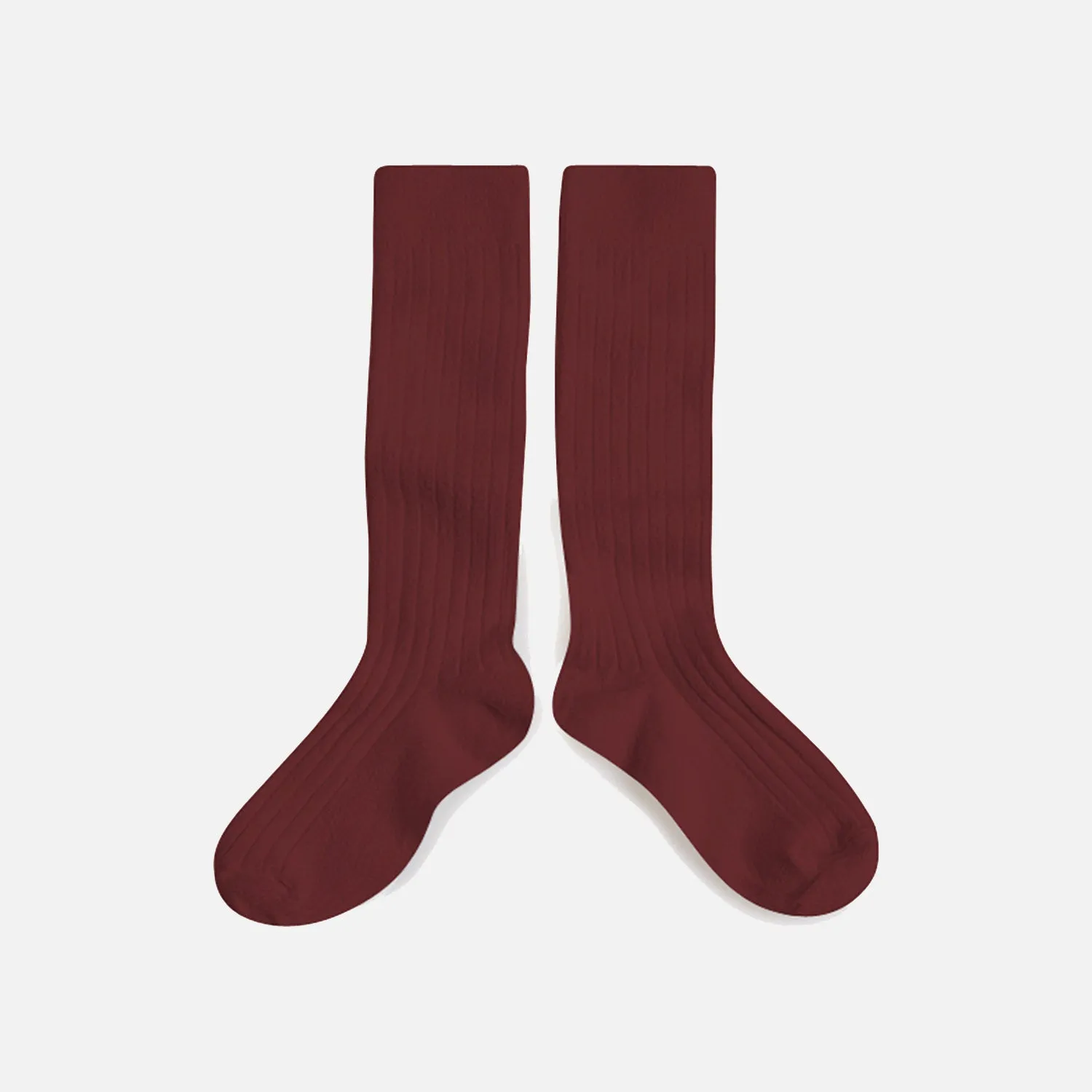 Baby & Kids Cotton Knee Socks - Chestnut