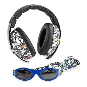 Baby Earmuffs & Sunglasses Combo Set