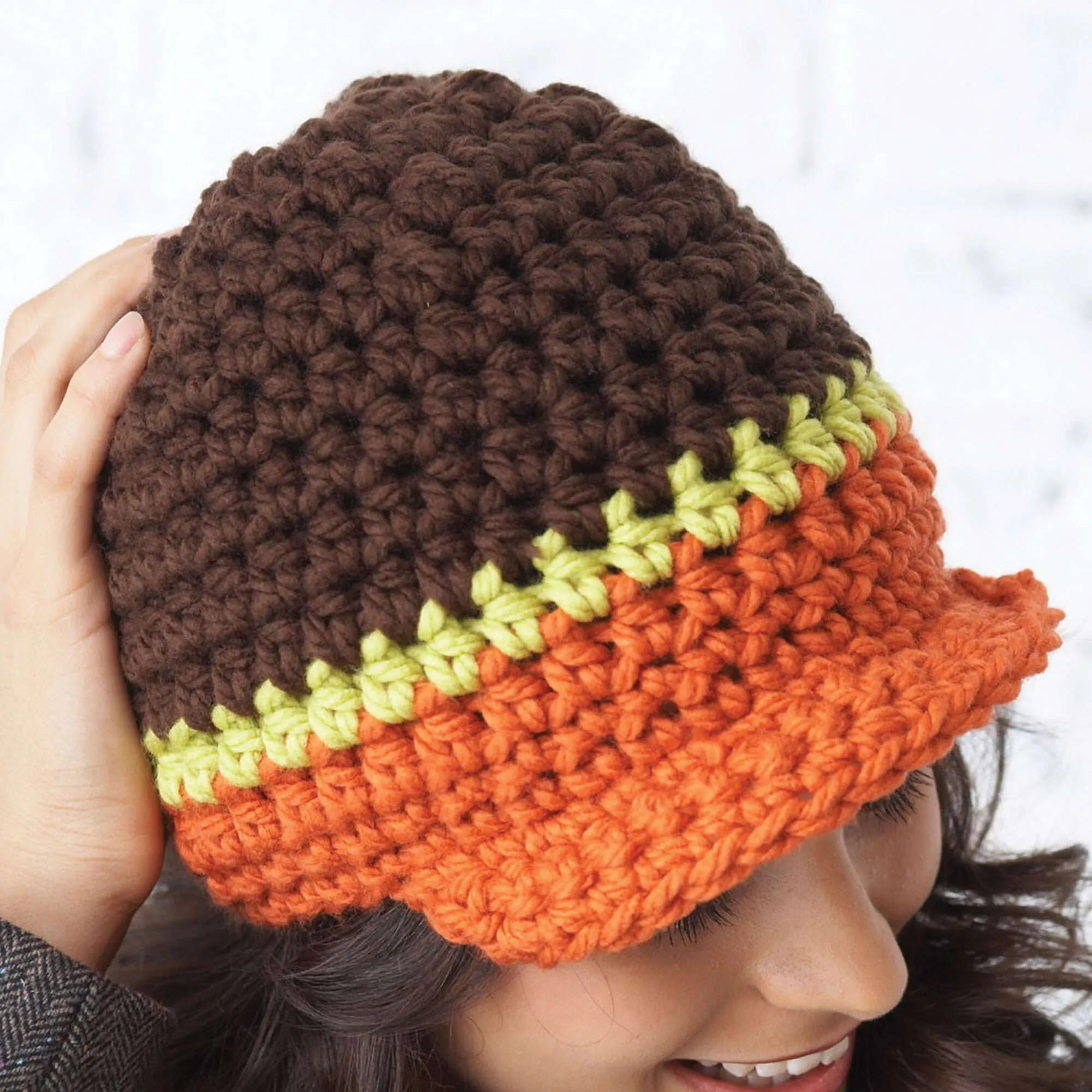 Bernat Crochet Peak Hat