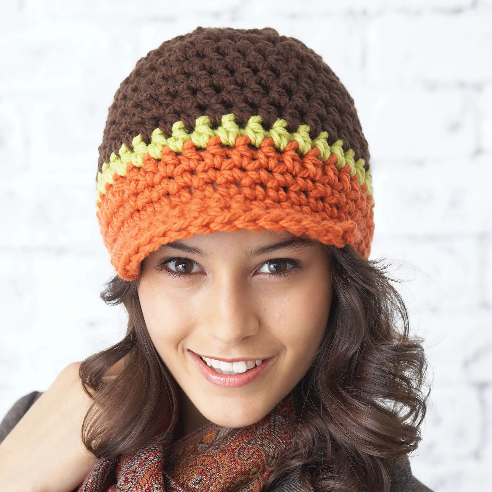 Bernat Crochet Peak Hat