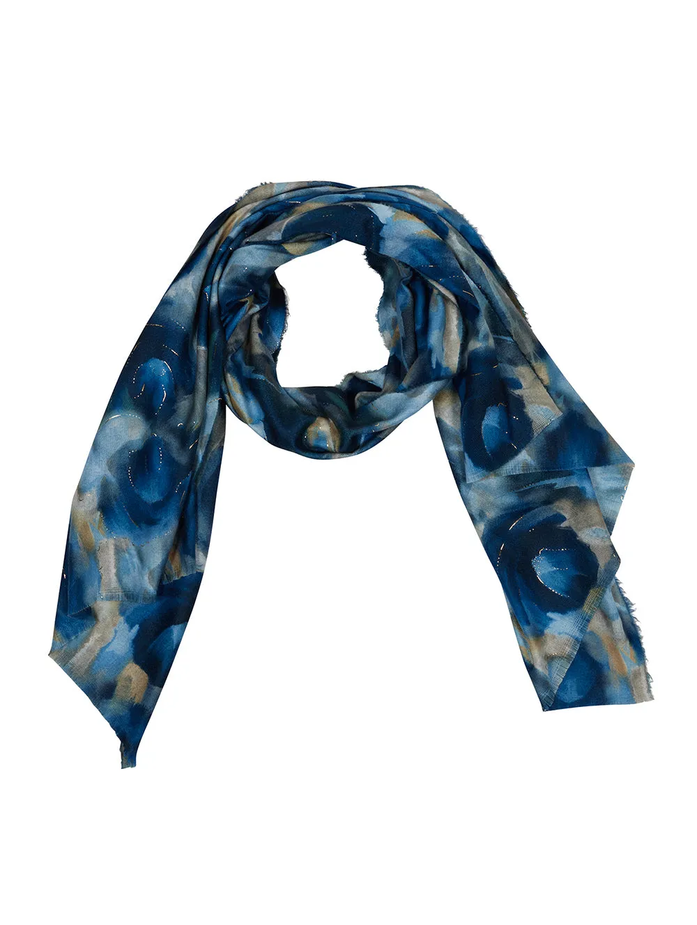 Blotch Floral Scarf