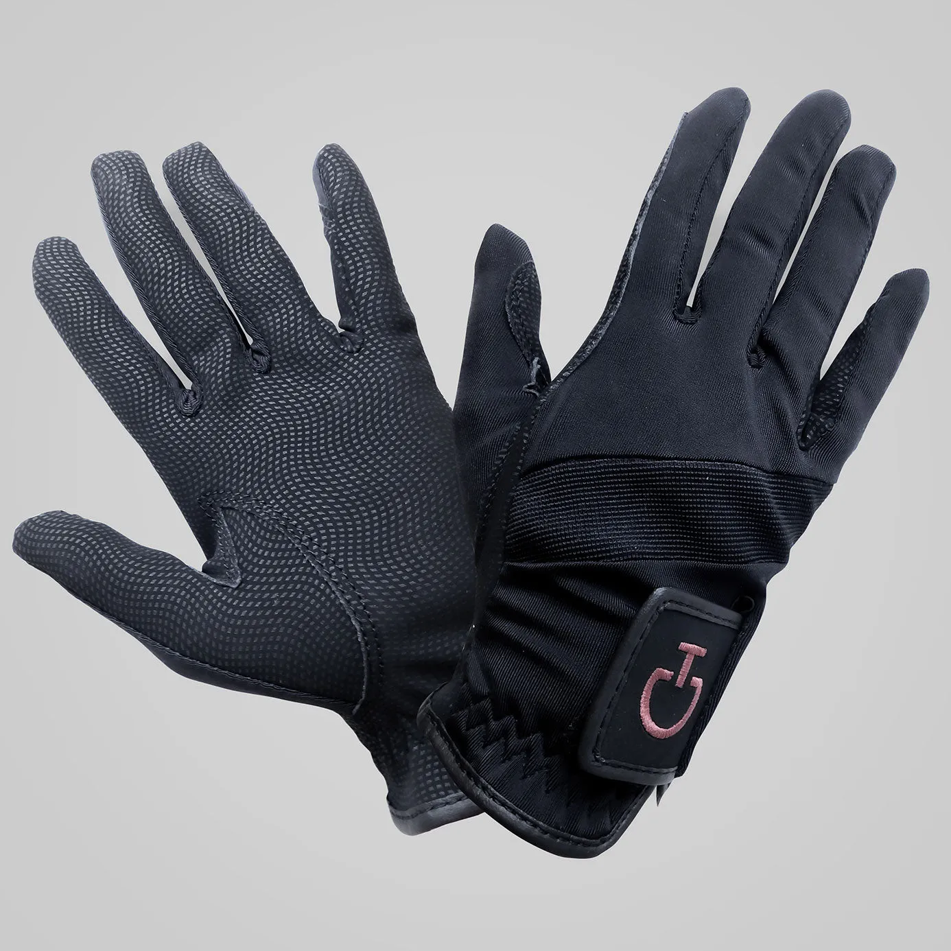 Cavalleria Toscana Technical Riding Gloves - Black