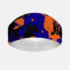 Corrosive Orange Black Blue Skull Wrap