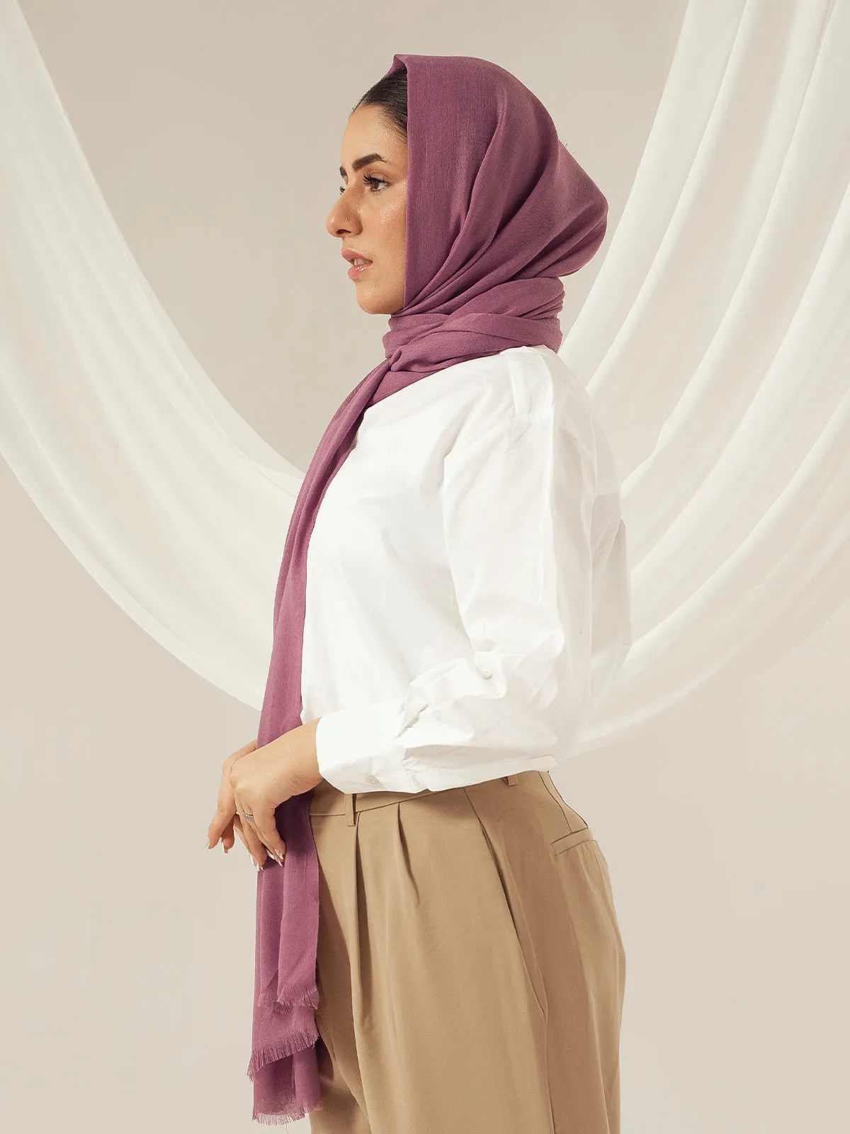 Eco-Luxe Scarves & Hijabs - Mauve