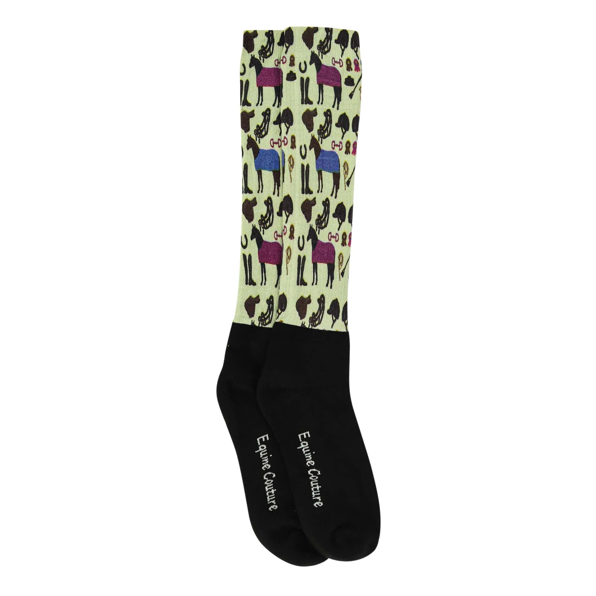 Equine Couture Ladies OTC Boot Socks- Show Day