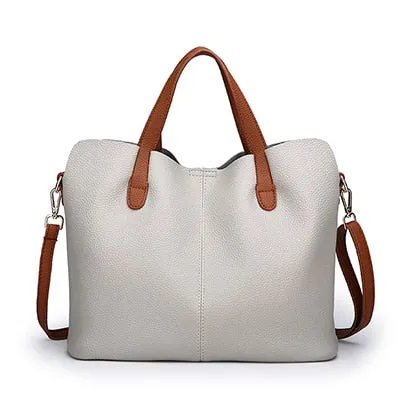 Feminine Luxury Handbags Women Bags Designer Casual Tote Soft faux Leather Crossbody handbag