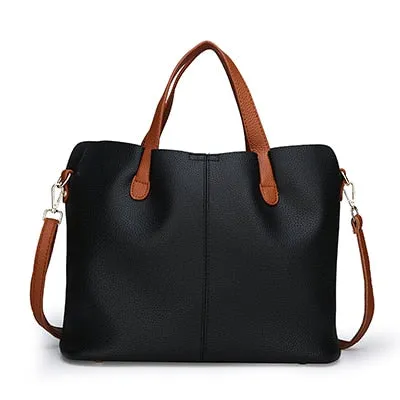 Feminine Luxury Handbags Women Bags Designer Casual Tote Soft faux Leather Crossbody handbag