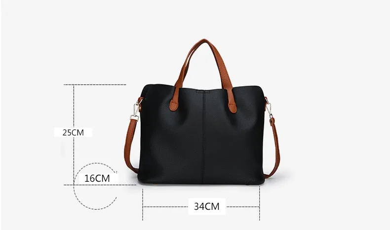 Feminine Luxury Handbags Women Bags Designer Casual Tote Soft faux Leather Crossbody handbag