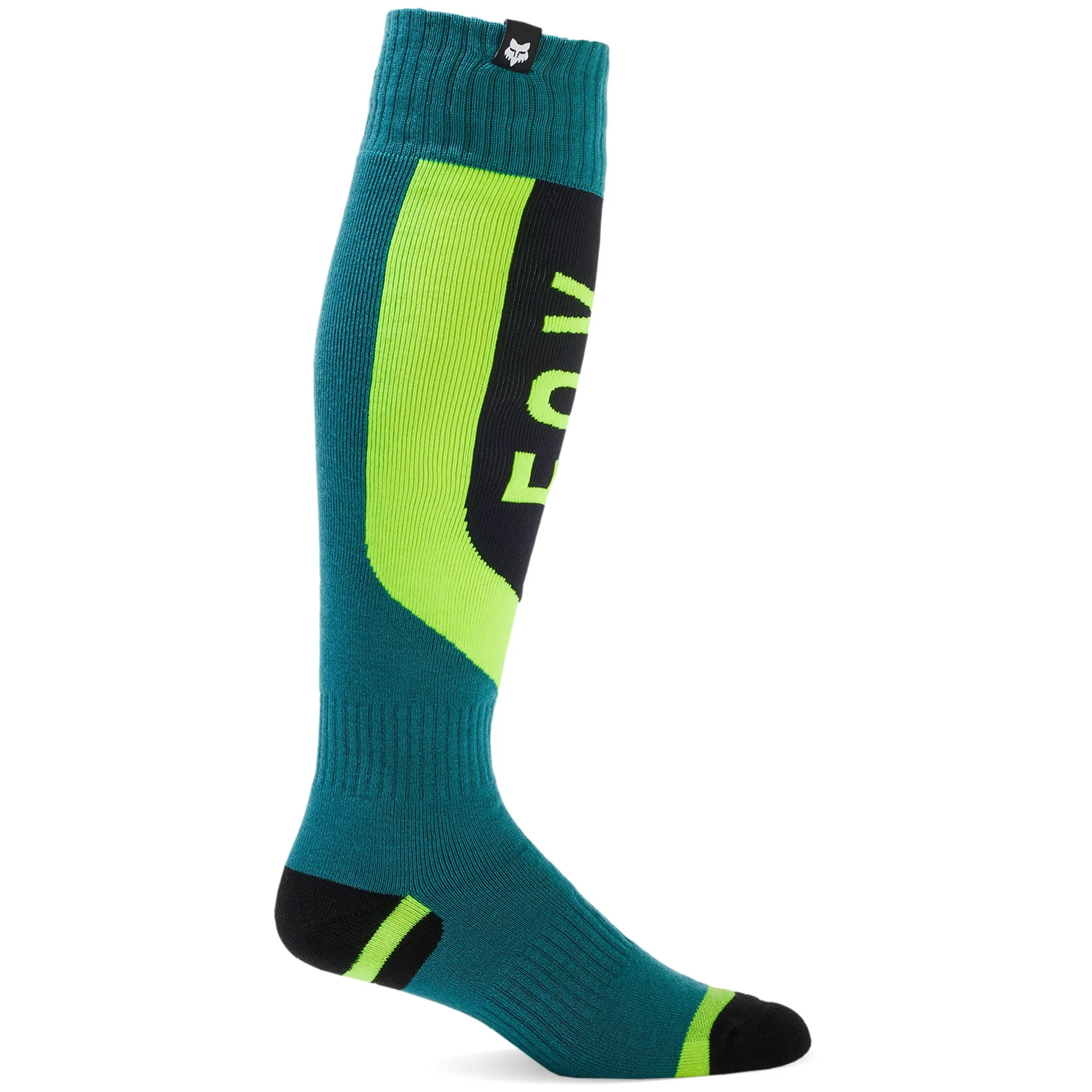 Fox Racing  180 Nitro Offroad Socks Padded Comfortable Arch Support Maui Blue