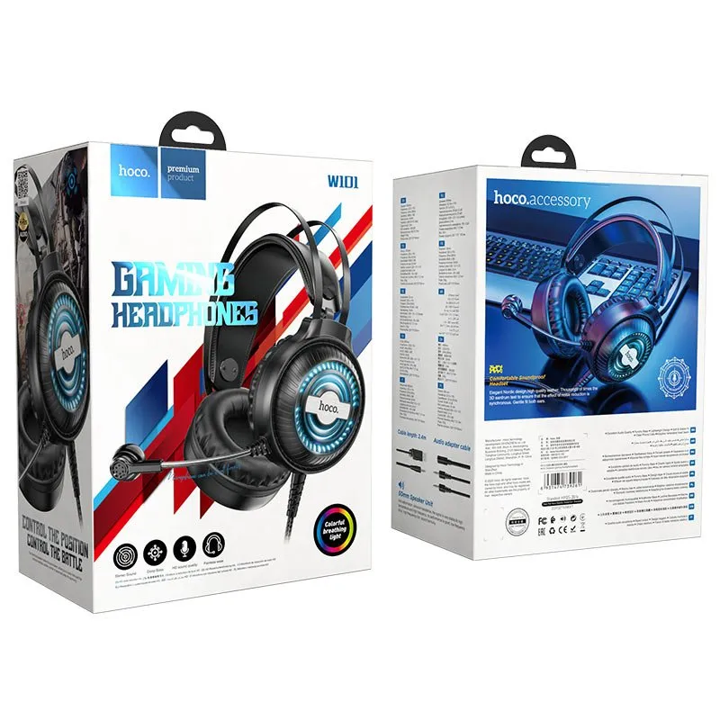 Gaming headset/ Headphones USB   AUX - Hoco W101