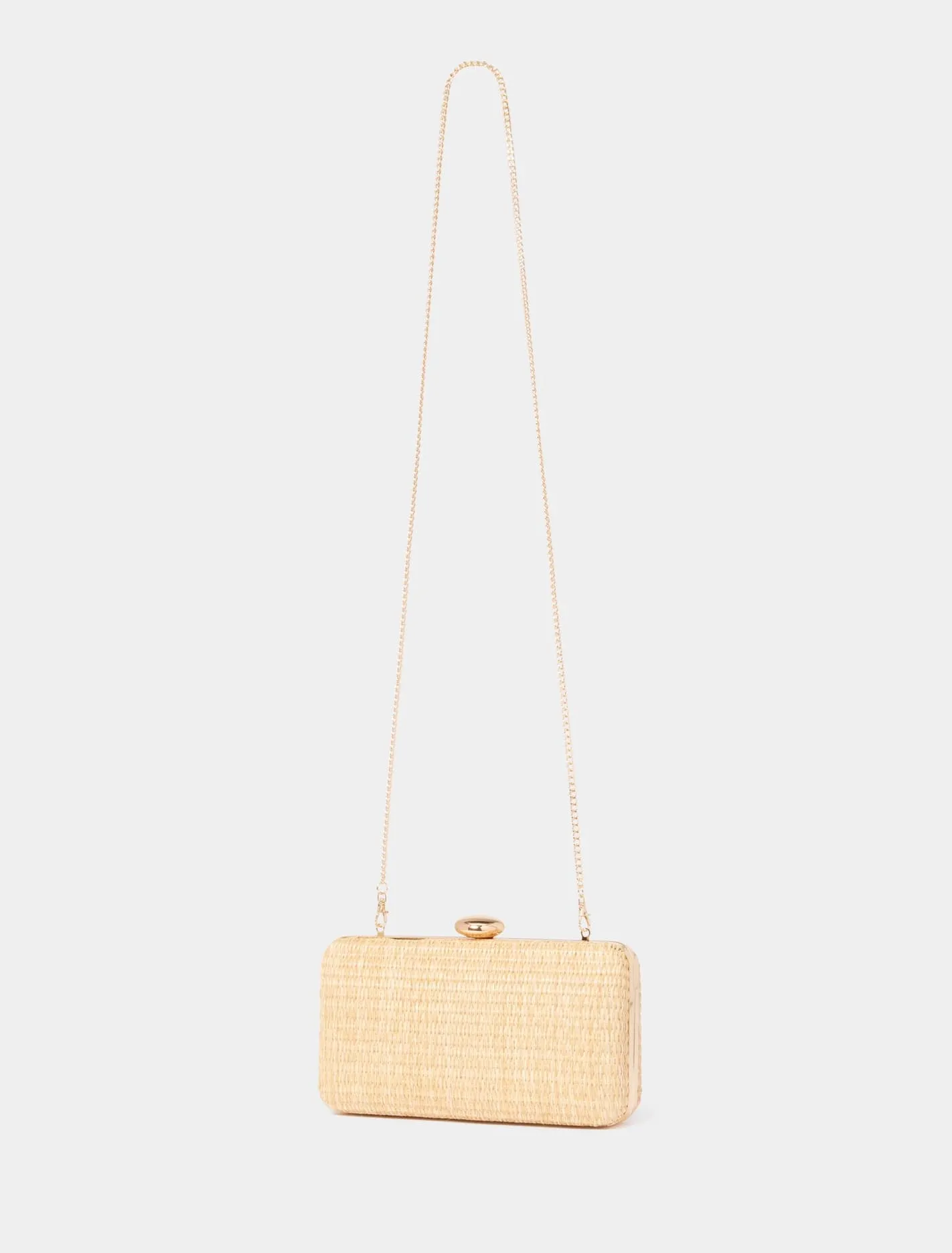 Helen Weave Hardcase Clutch