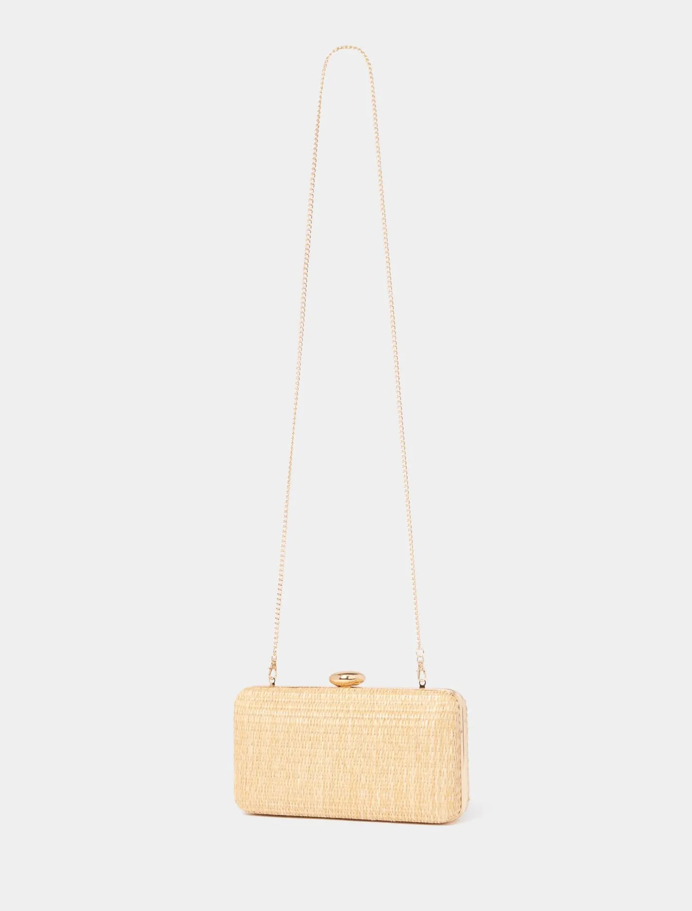 Helen Weave Hardcase Clutch