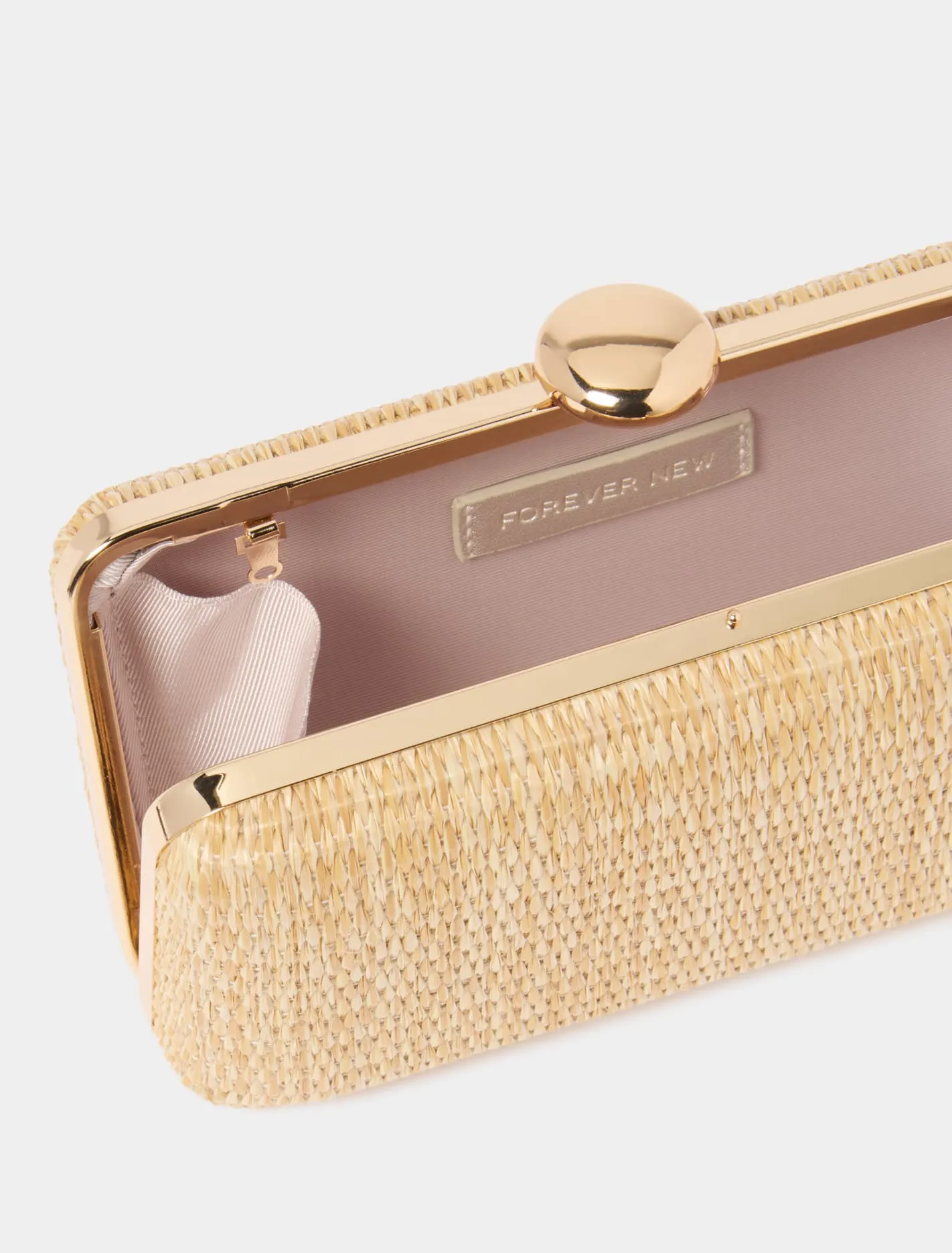 Helen Weave Hardcase Clutch