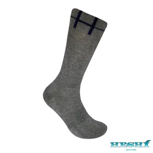 Heshí Basic Crew Sock - Heather Grey