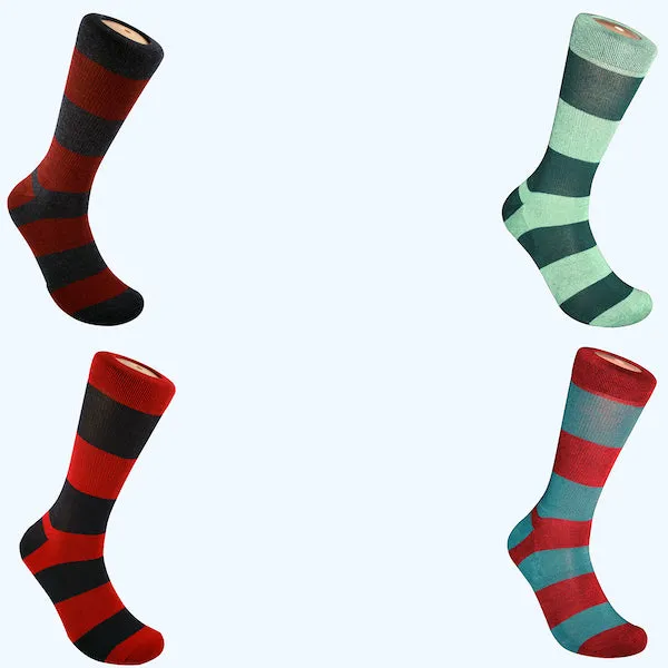 Heshí Rugby Stripe Sock Collection