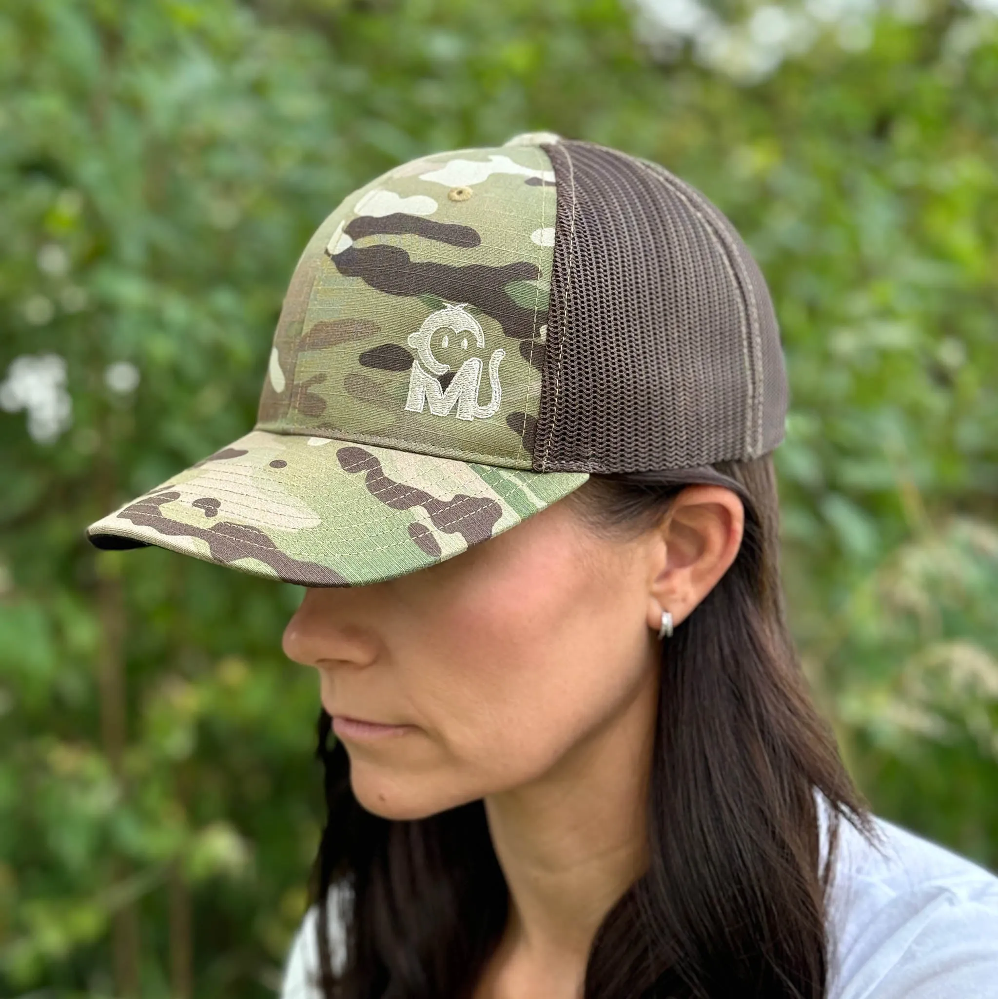 Iconic Monkee Multicam Trucker Hat