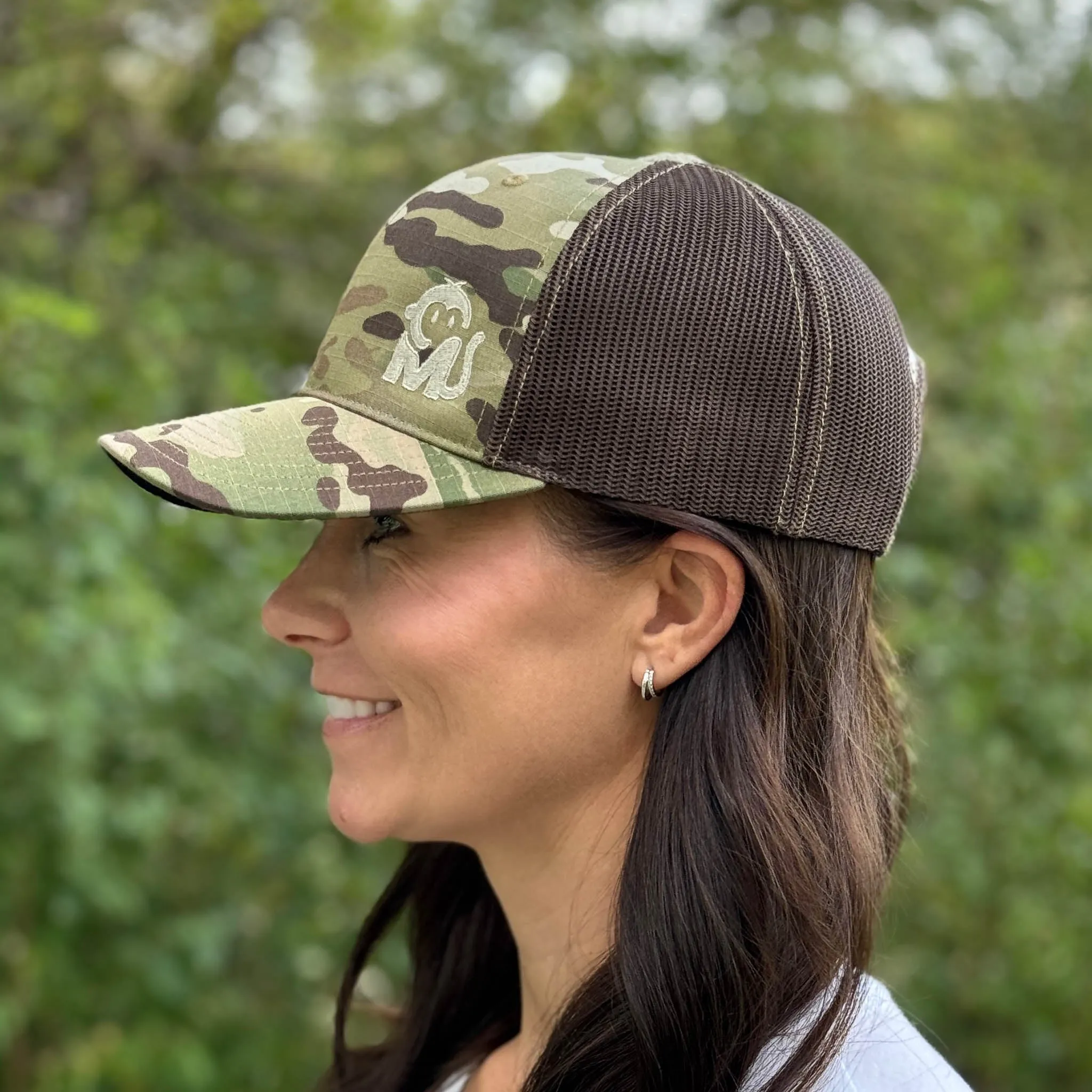 Iconic Monkee Multicam Trucker Hat