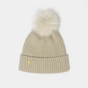 Katie Loxton 21cm Light Sand Knitted Hat