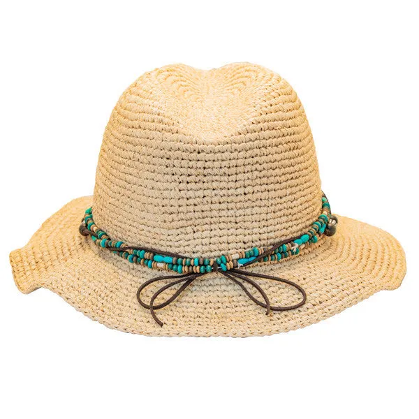 Kooringal - Bora Bora Straw Fedora Hat