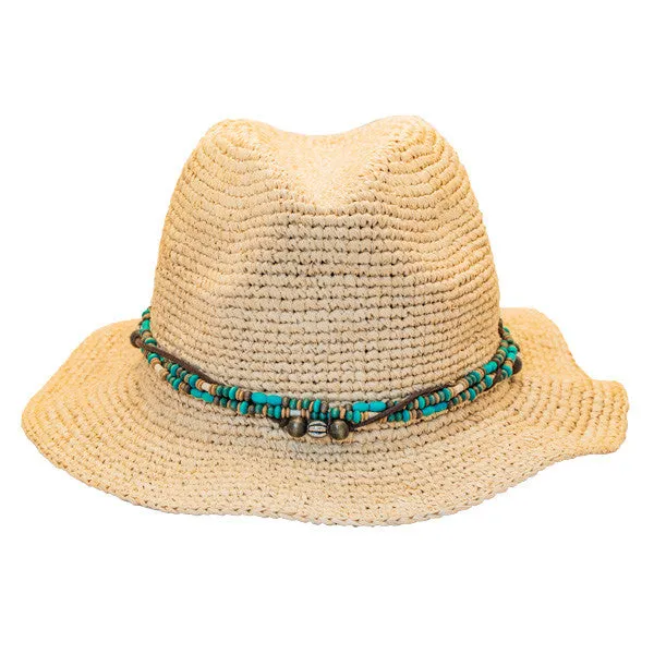 Kooringal - Bora Bora Straw Fedora Hat