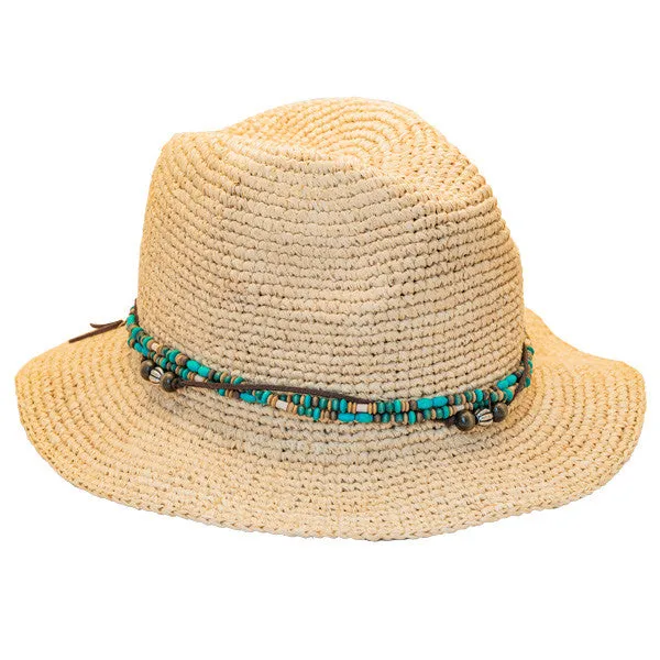 Kooringal - Bora Bora Straw Fedora Hat