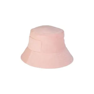 Lack of Color Wave Bucket Hat in Baby Pink Terry