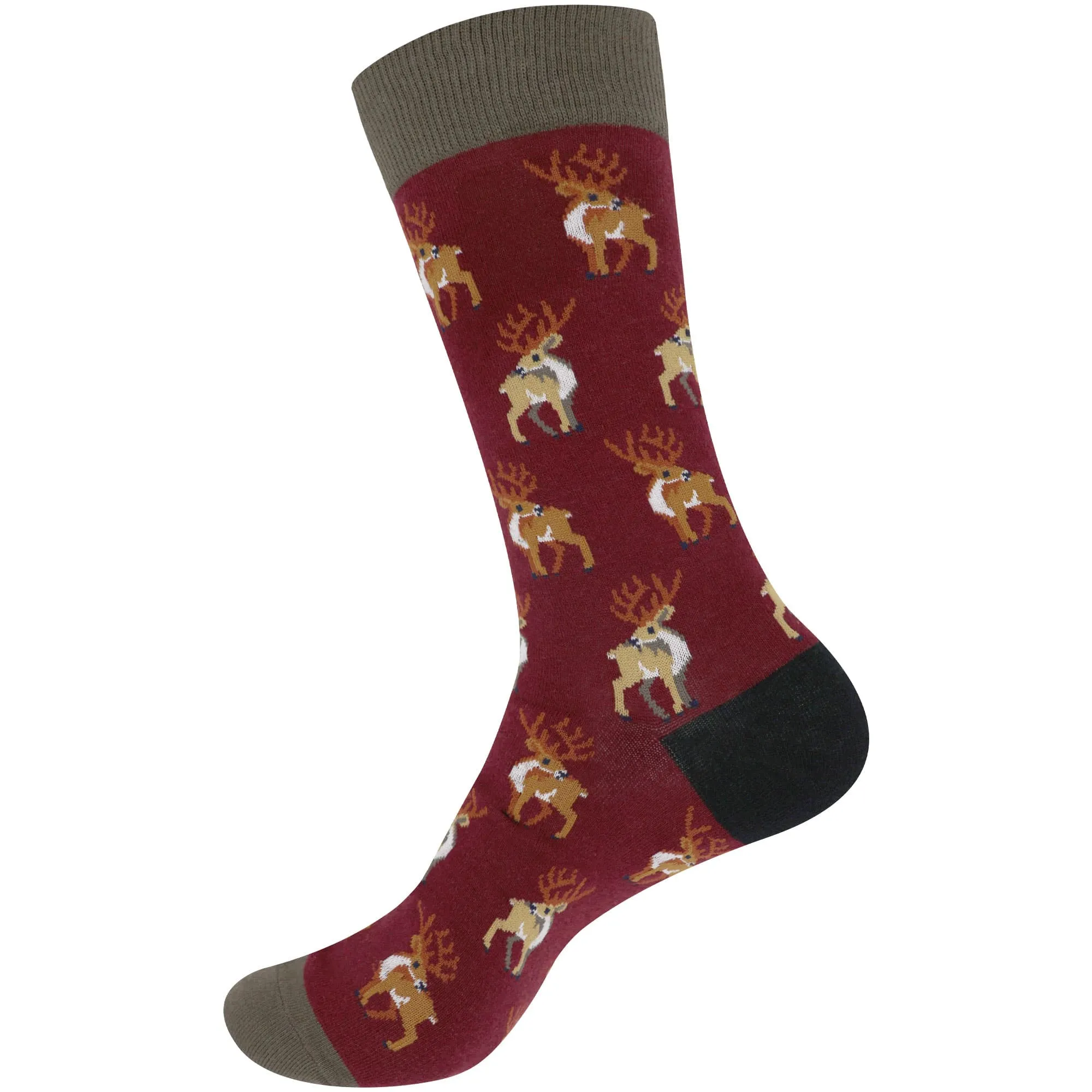 Men's Cotton Christmas Design Socks