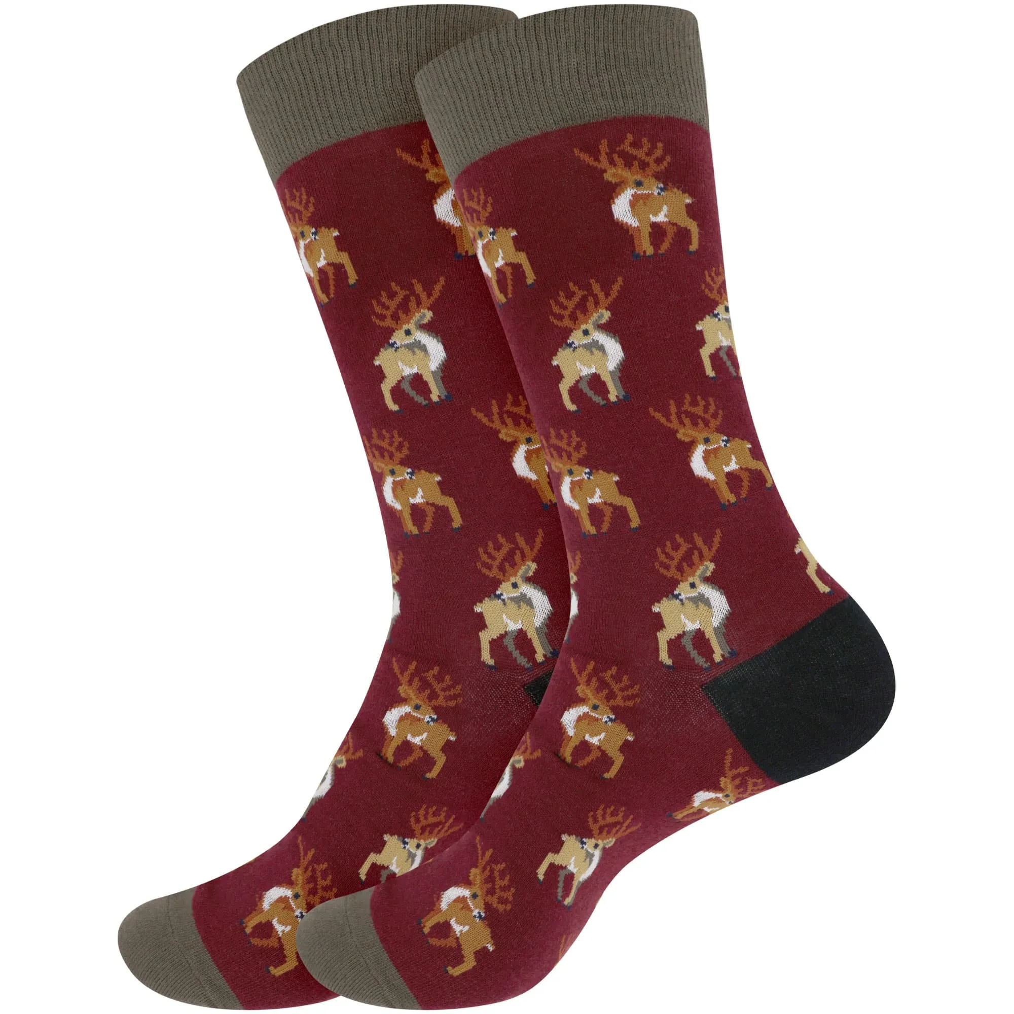 Men's Cotton Christmas Design Socks