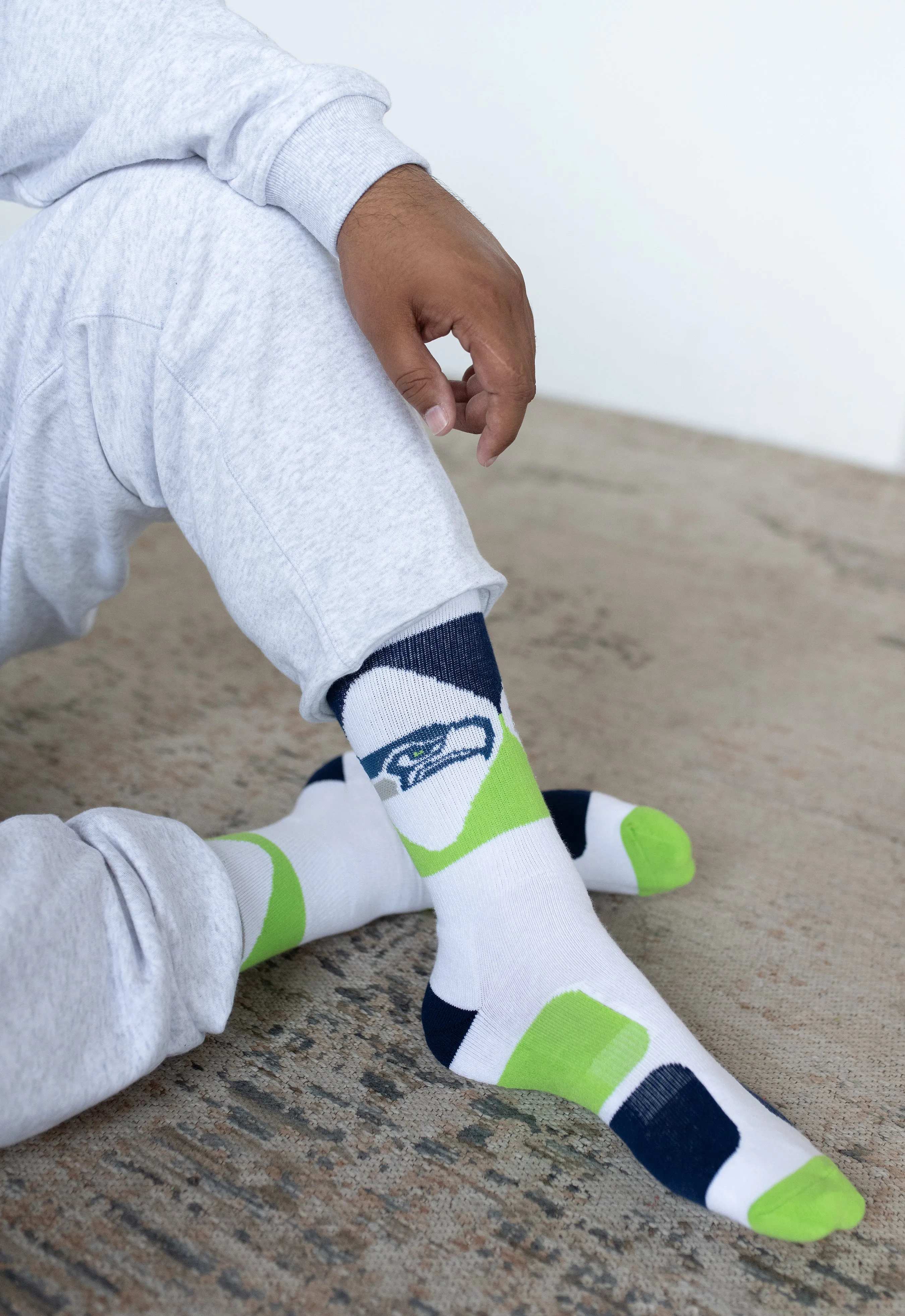 Men's NFL Seattle Seahawks 3-Pack Sport Crew Socks