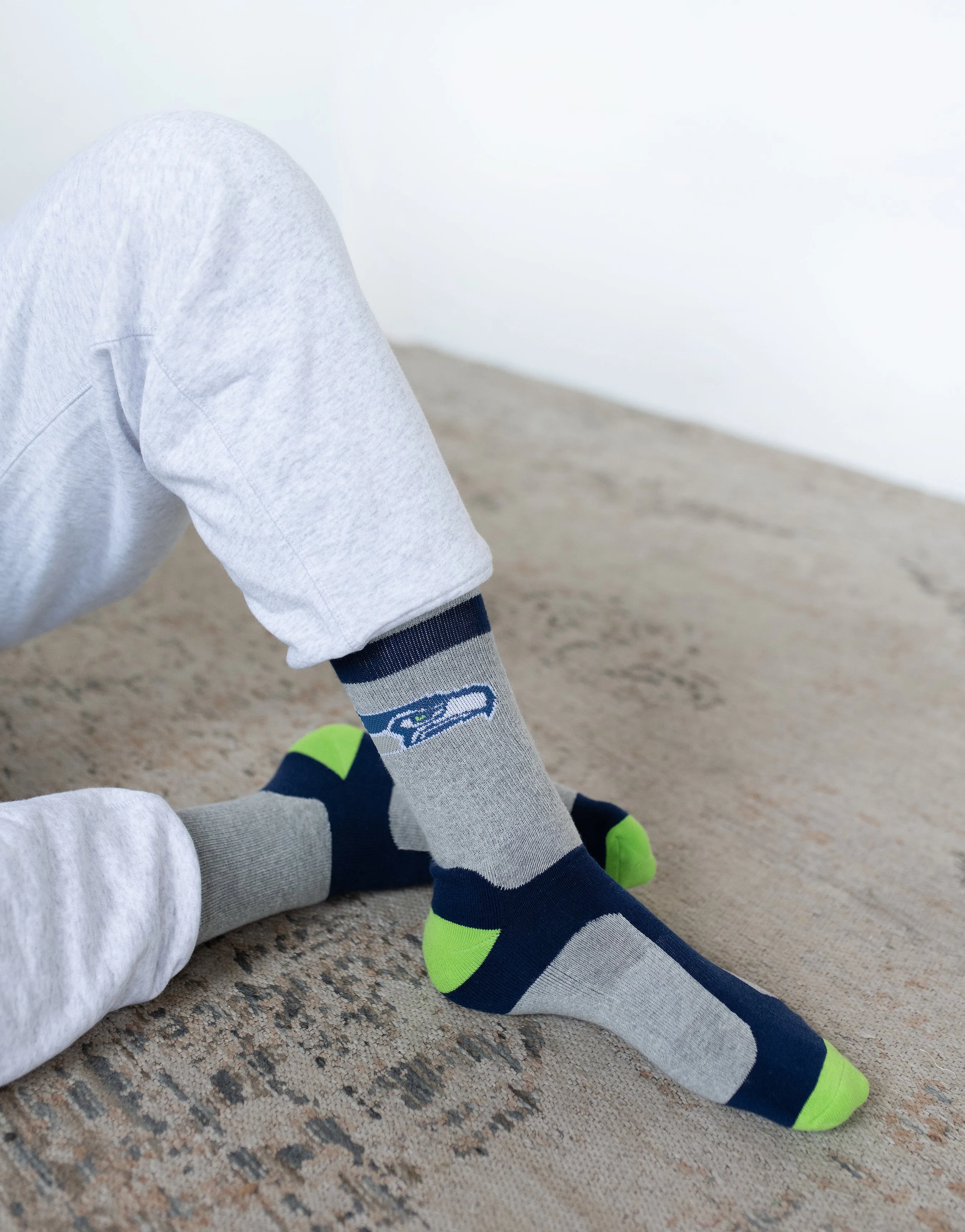 Men's NFL Seattle Seahawks 3-Pack Sport Crew Socks