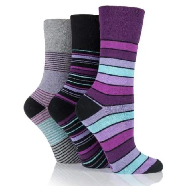 Mixed Stripes Non Binding Socks for Women