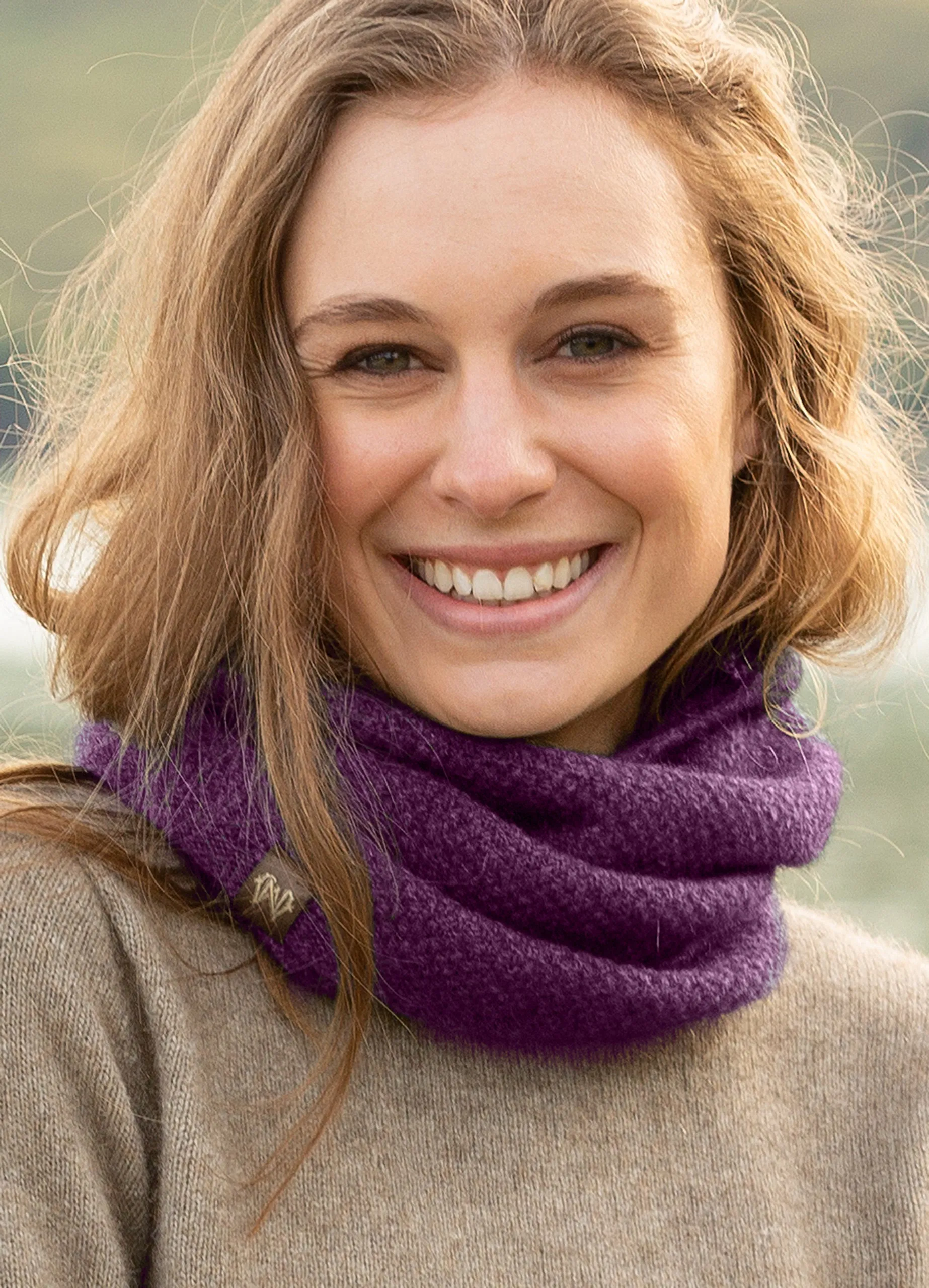 MOSS STITCH NECK WARMER