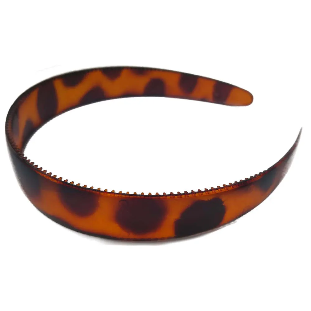 One Inch Plastic Headbands with teeth