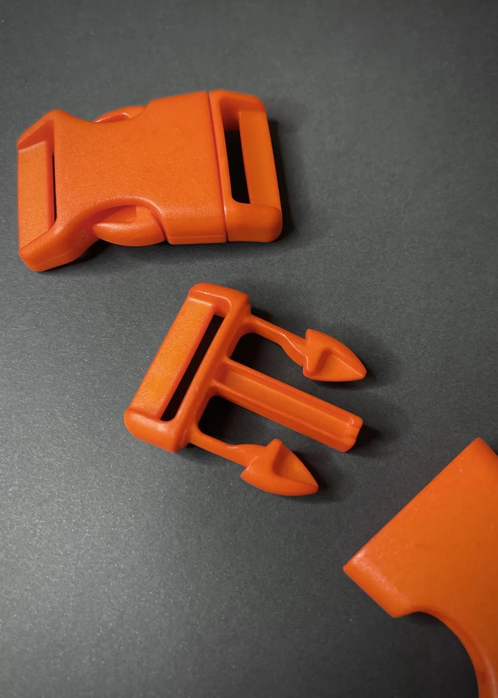 Plastic Buckle Clip, 25mm.