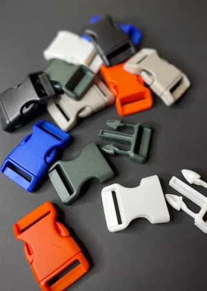 Plastic Buckle Clip, 25mm.