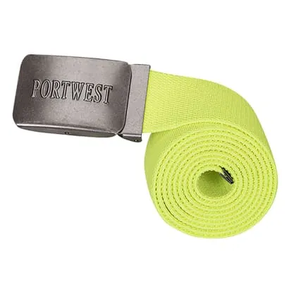 Portwest Elasticated Work Belt Trouser Belt Elasticated Webbing -C105