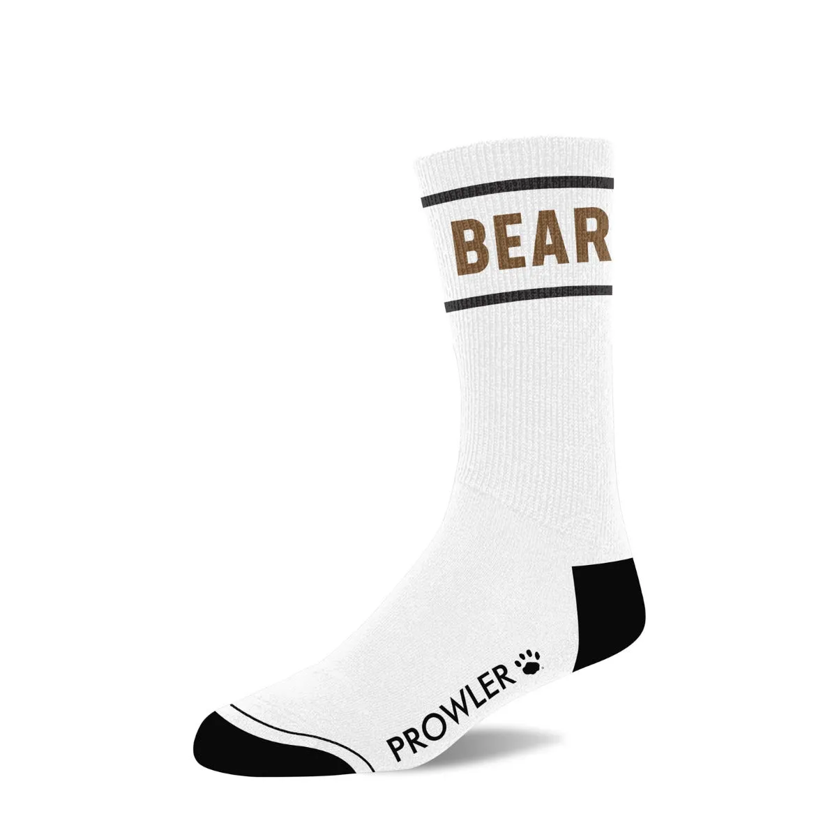 Prowler RED Bear Socks Brown White Black