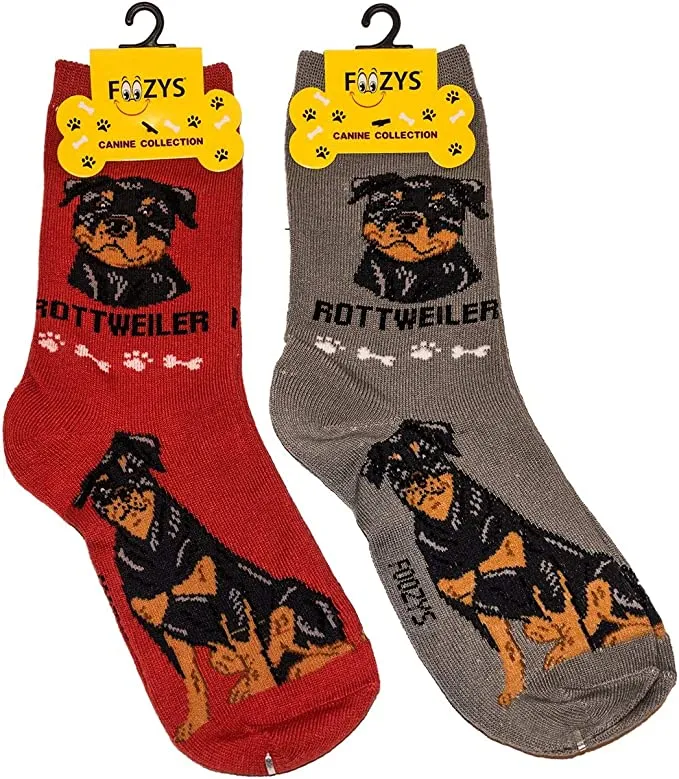 Red Rottweiler Socks