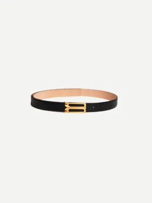 Regular Frame Belt in Black