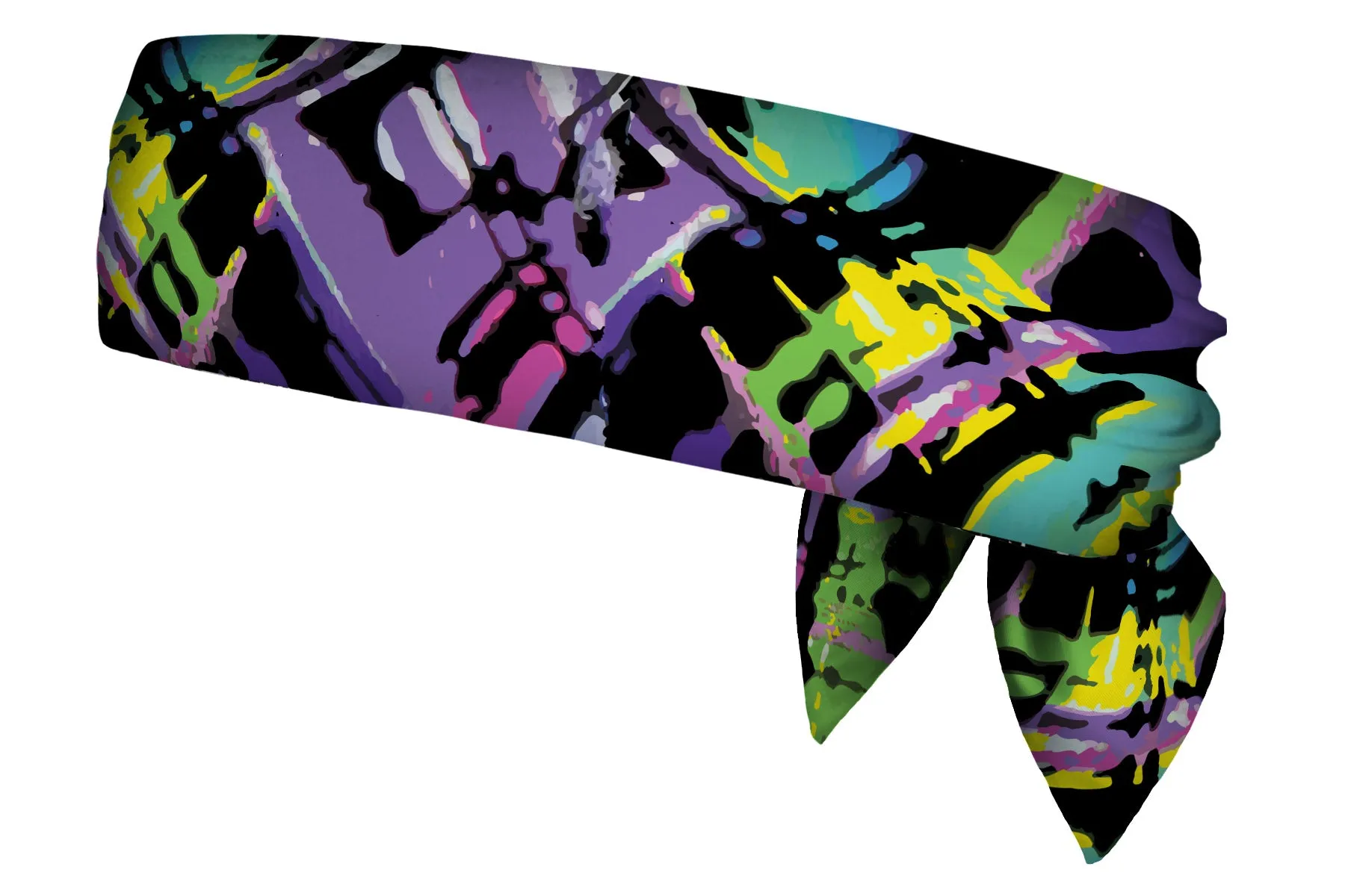 REVERSIBLE Paint Splatter/Modern Art Mash Up Head Tie (SKU 3209 HTB)