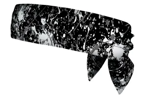 REVERSIBLE Paint Splatter/Modern Art Mash Up Head Tie (SKU 3209 HTB)