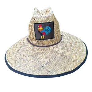 Rooster 🐓 Patch Lifeguard Straw Hat