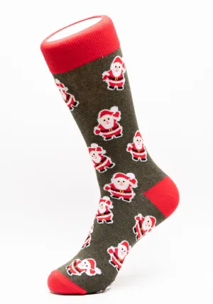 Santa Claus Crew Socks