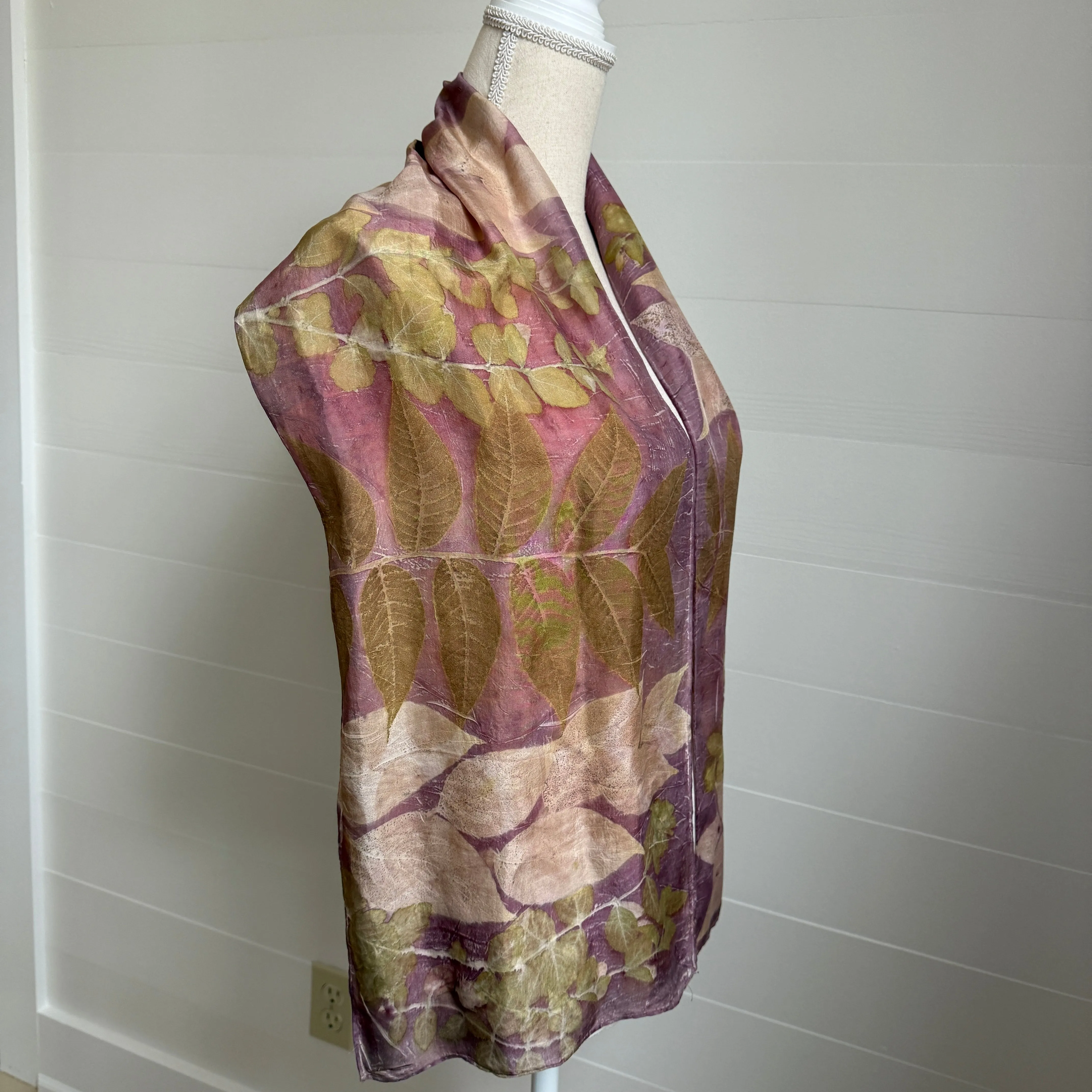 Silk Scarf | "Sandra" Cochineal - Sappanwood