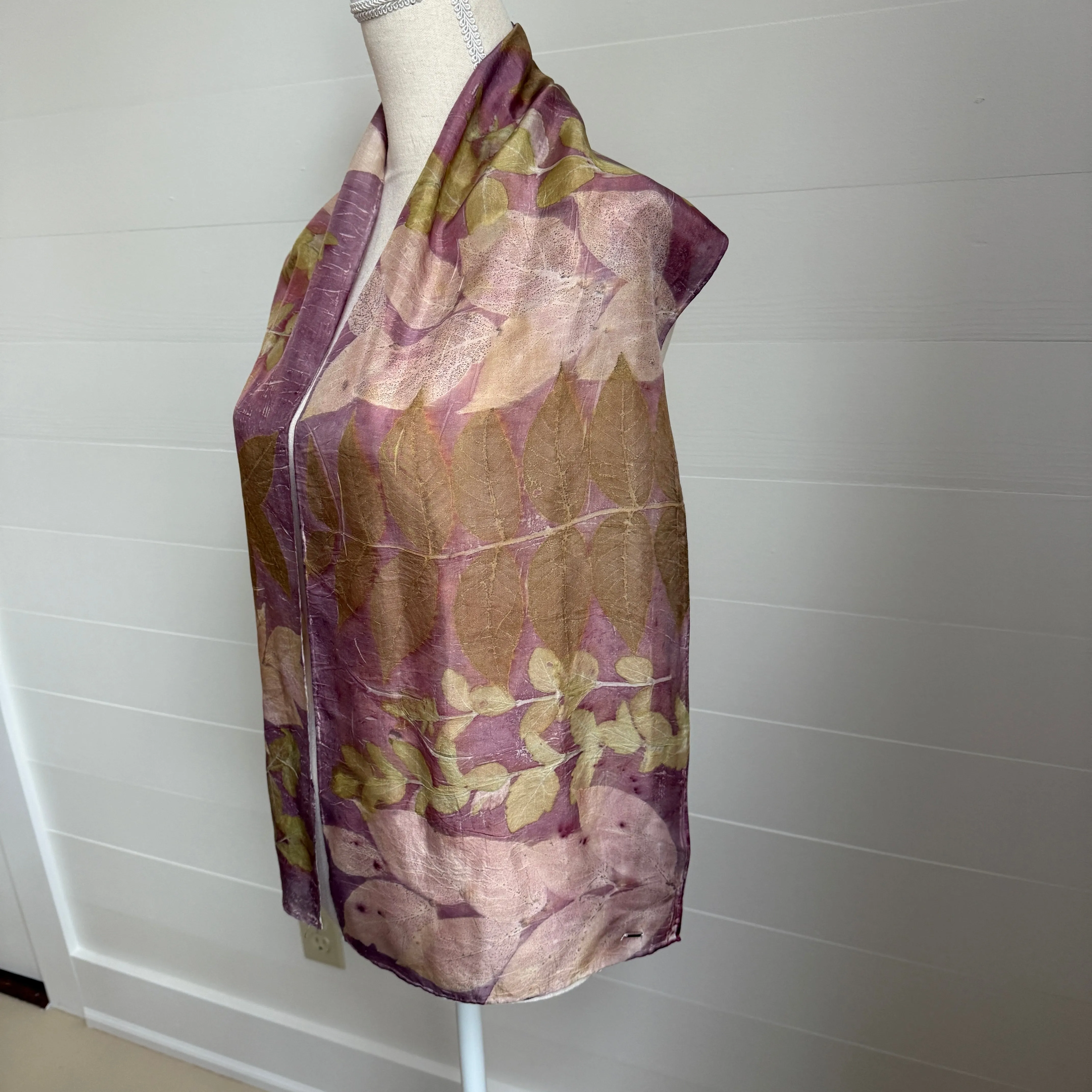 Silk Scarf | "Sandra" Cochineal - Sappanwood