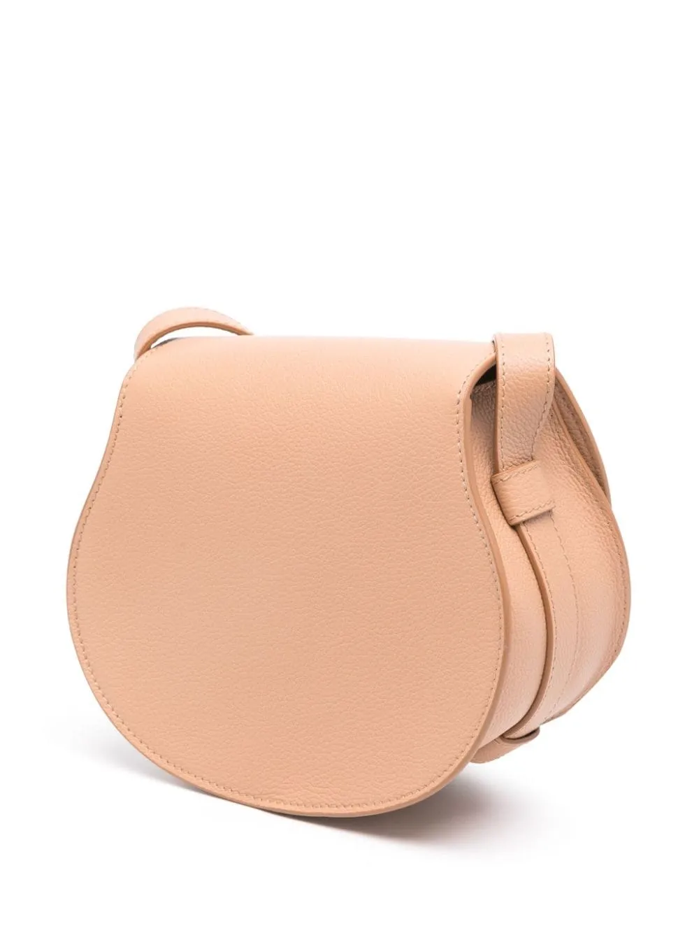 Small Grained Calfskin Saddle Bag